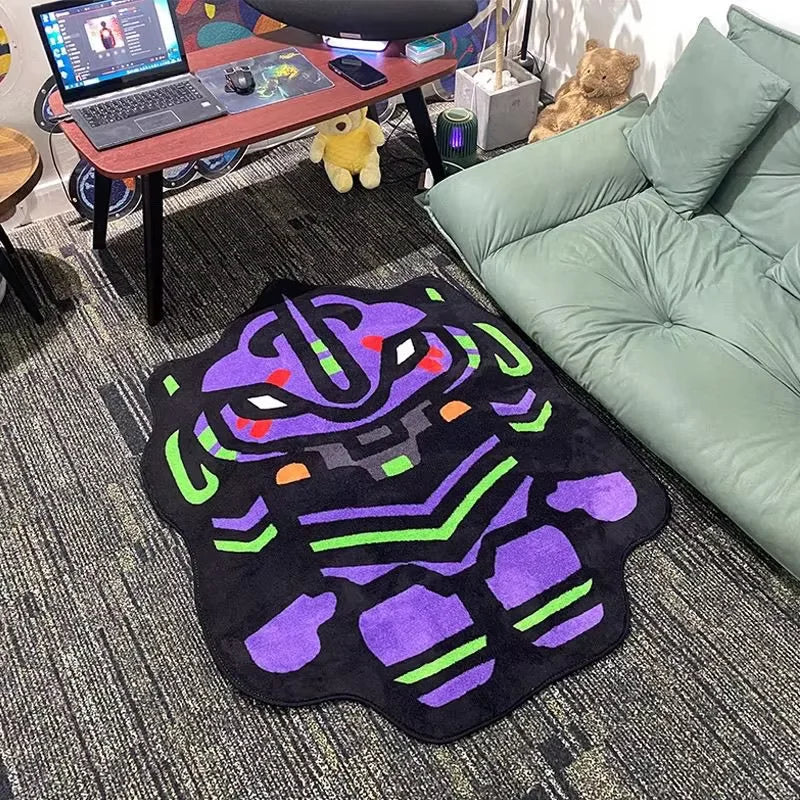 NEON GENESIS EVANGELION Designer Plush Rug Soft Doormat Floor Mat Carpet Home Living Bath Room Anti Imitation Slip Gifts