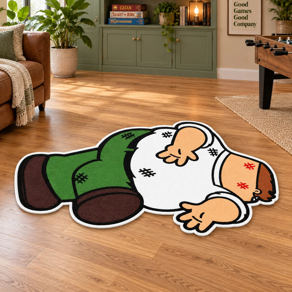 Family G-Guy Joke Peter G-Griffin Irregular Area Rug Soft Flannel Floor Mat for Game Room Bedroom Living Room Home Decor Gift
